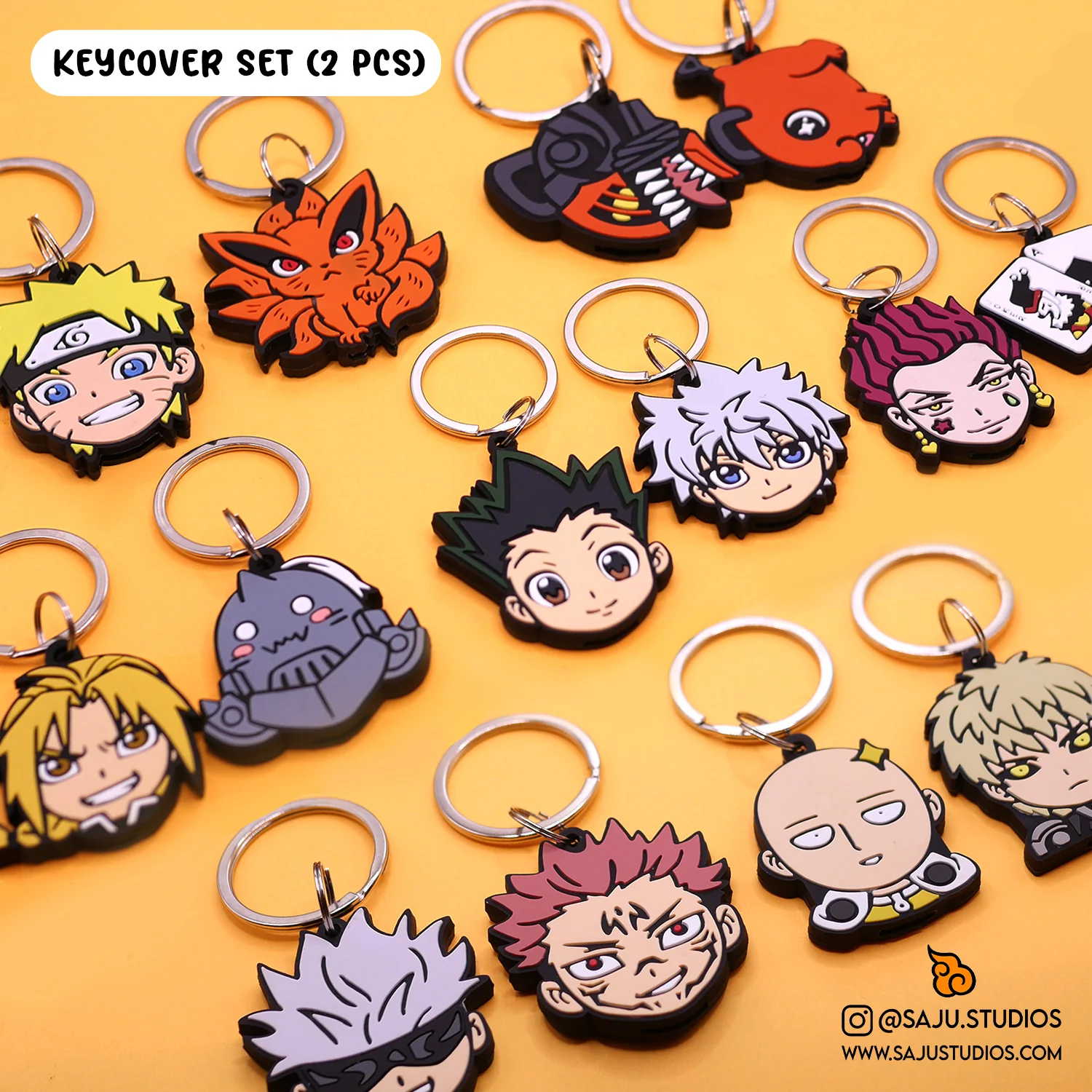 One Punch Man Key Covers (2pcs) - Image 3